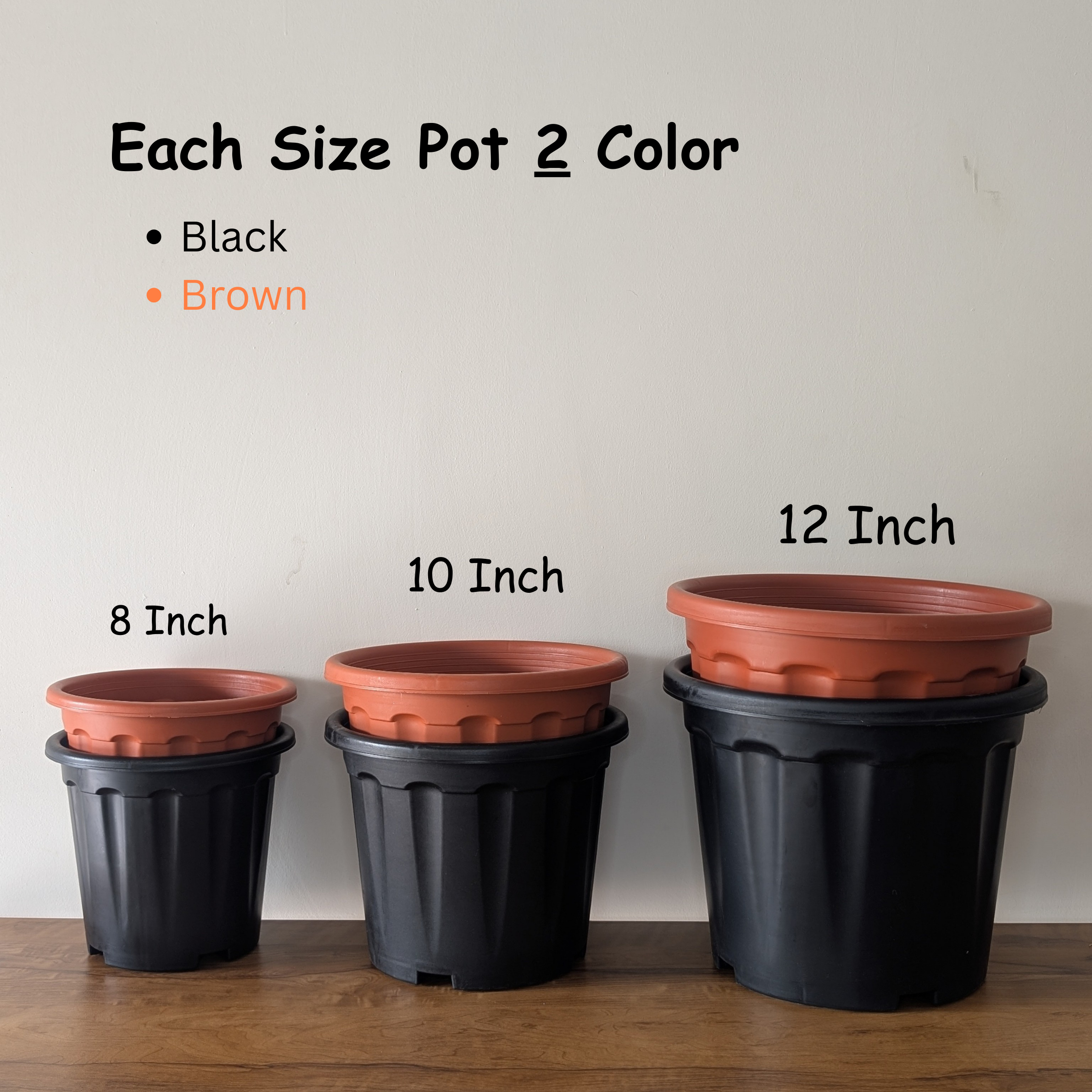 Clear Transperant & Nursery Pots For Growing ,Repotting , Water And Root Monitoring