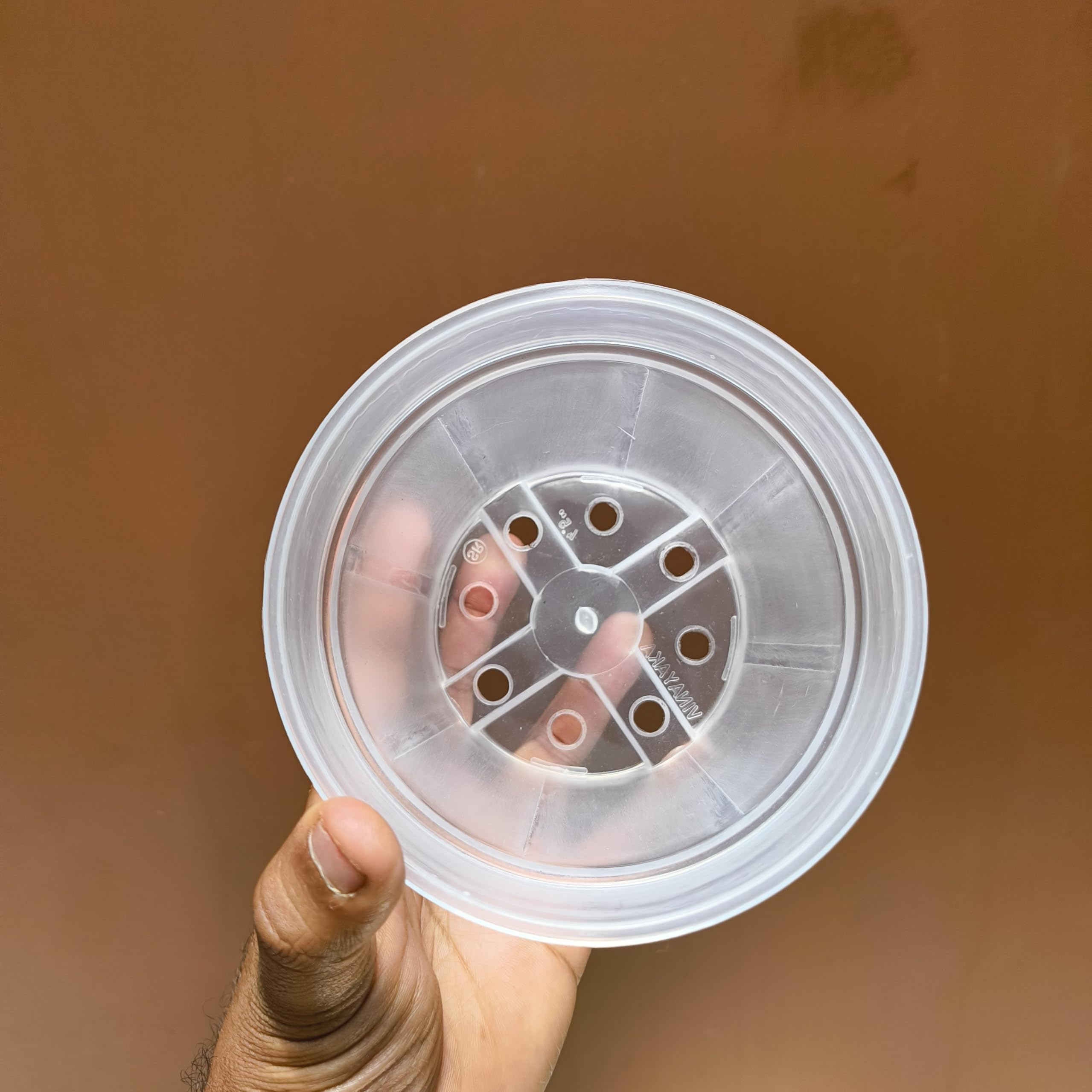 Clear Transperant & Nursery Pots For Growing ,Repotting , Water And Root Monitoring