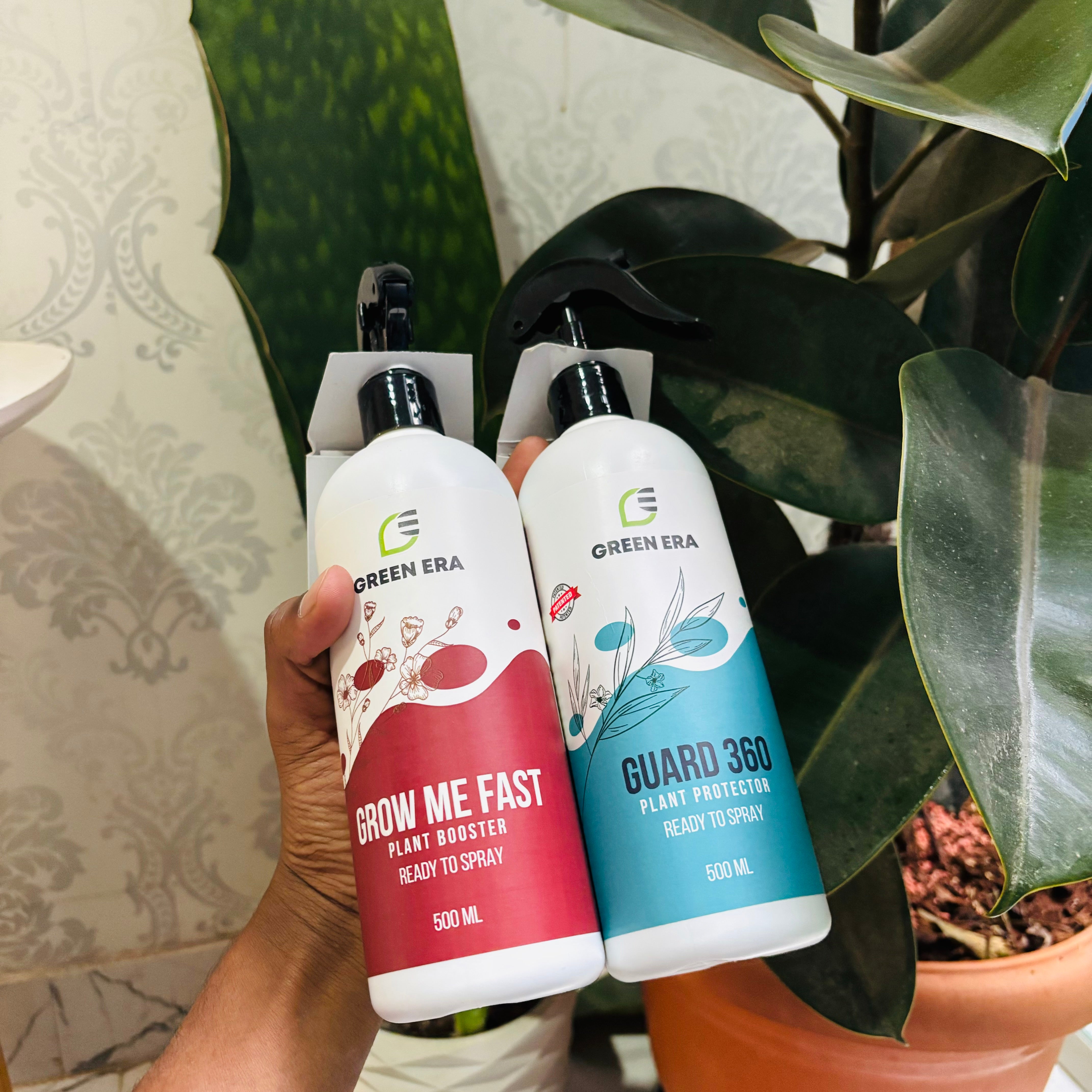 Grow me fast & Guard 360 spray bottles (pack of 2)