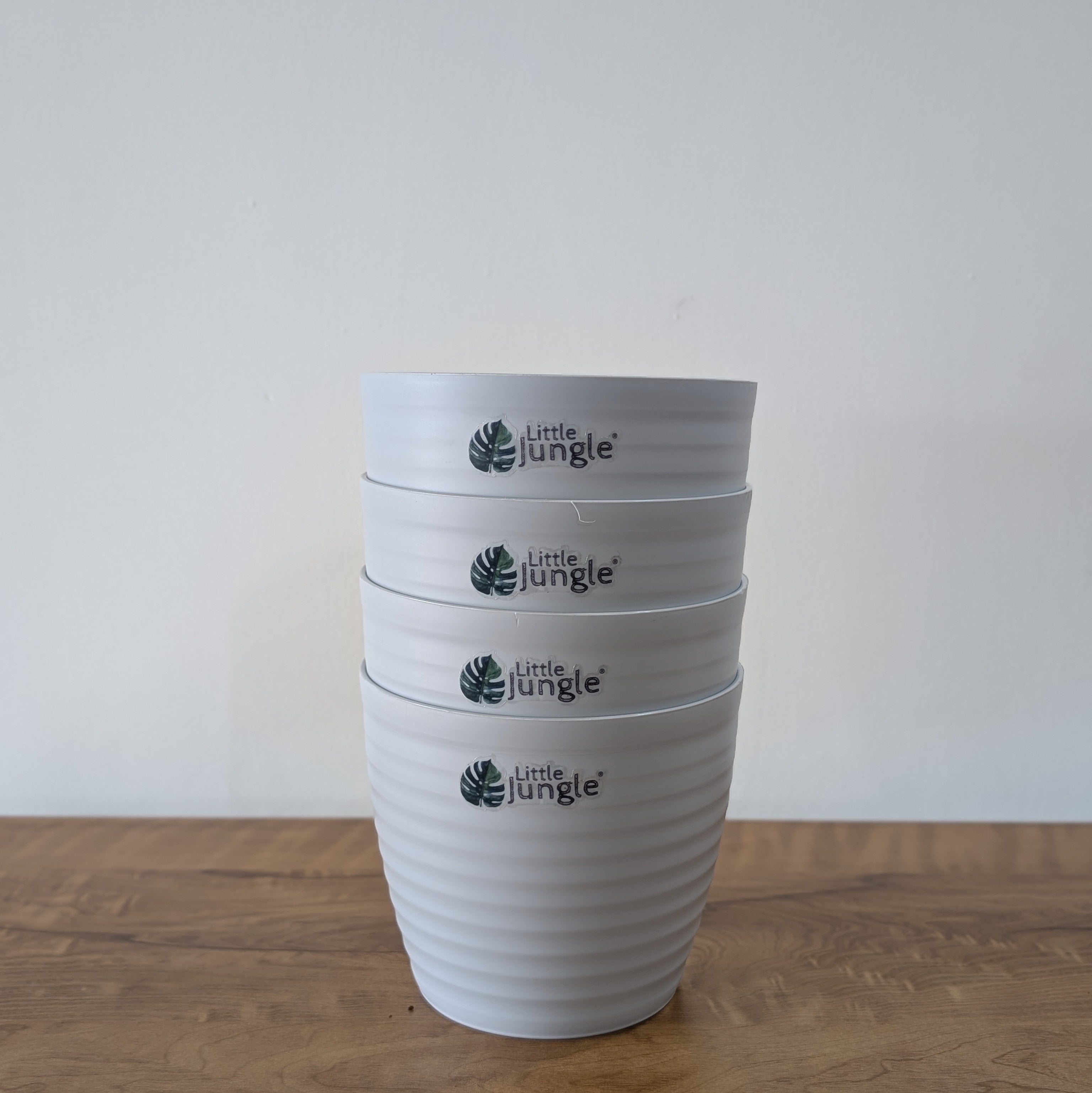 Littlejungle Decor Planters (Pack of 4) With out Holes, All Size & 7 Colors.