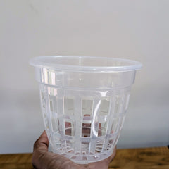 Clear Transparent & Nursery Pots For Growing ,Repotting , Water And Root Monitoring